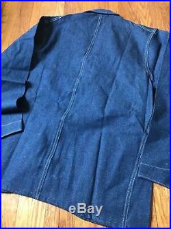 Vintage Union Made Chore Coat. 40 Year Old Deadstock Workwear