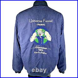 Vintage Universe Funnel POPEYE SAILOR MAN LOGO Bomber Jacket Men's MEDIUM