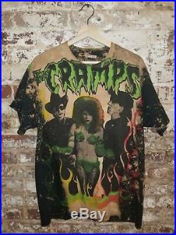 Vintage VTG 90s The Cramps Mosquitohead T-Shirt