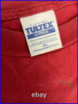 Vintage VTG Mike Tyson Front Back Graphic Tee Tultex Cotton Shirt Tagged Size 2X