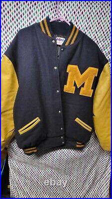 Vintage Varsity Michigan Jacket Mecca Thick Heavy XXL