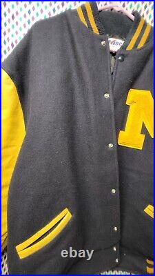 Vintage Varsity Michigan Jacket Mecca Thick Heavy XXL