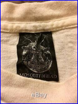 Vintage Vincent Price Mosquitohead T Shirt Sz L Vtg 90s handprinted Hollywood
