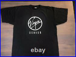 Vintage Virgin Records Clothing Company Mens Large T-shirt Xxl 90s Rare! Denver