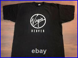 Vintage Virgin Records Clothing Company Mens Large T-shirt Xxl 90s Rare! Denver