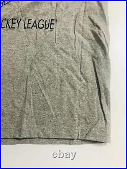 Vintage Washington Capitals T-Shirt Grey Blue Single Stitch Deadstock Hockey