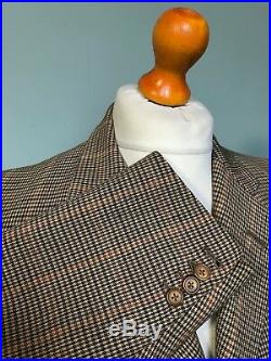 Vintage bespoke 1950's tweed suit size 38 40