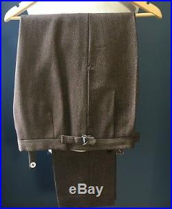 Vintage bespoke Chapman Savile Row 3 three piece tweed suit size 38 40