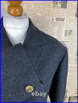 Vintage heavy grey 1950's 1960's overcoat size 44 regular