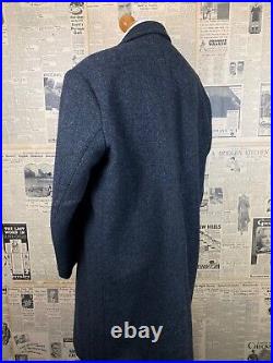 Vintage heavy grey 1950's 1960's overcoat size 44 regular