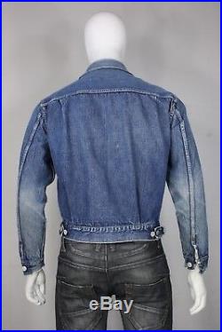 Vintage levis 2nd edition denim jacket S/M big E original jean 50's type II
