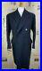Vintage mens bespoke Savile row grey 1940’s double breasted overcoat size 44