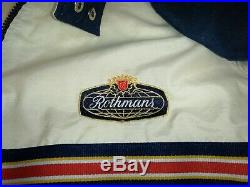 Vintage rothmans lightweight sports jacket showerproof wind cheater mens Large L