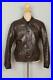 Vtg 1930s HORSEHIDE Leather Sports Work Cossack Leather Jacket