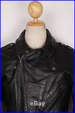 Vtg 1940s BECK NORTHEASTER Flying Togs Horsehide Leather Motorcycle Jacket S/M