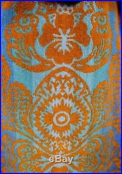Vtg 1960's Tapestry TeRRY CLoTH SuRfeR BeaCH CaBaNa HIPPiE Robe Steve McQueen