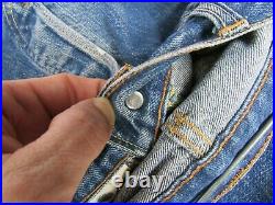 Vtg 1960s Levi 501 S Type Big E Denim Jeans 32x34 Redline Selvedge Single Stitch