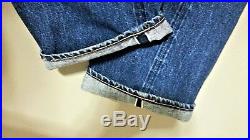 Vtg 1966-68 LEVI Big E #16 Single Stitch RedLine Scovill Zip V-stitch Jeans