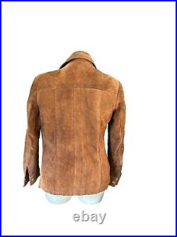 Vtg 1970s Challenger Mens Suede Ranch Wear coat/Jacket, Sz 40 Korea
