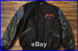 Vtg 1991 Rare Metallica Wherever I May Roam Tour Crew Jacket Letterman Leather L