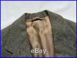 Vtg 30s 1936 Date Burberry's 2 Pc Button Fly Wool Suit Jacket & Pants 1930s RARE