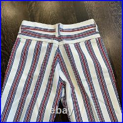 Vtg 60s 70s FARAH Pants Flare Leg Disco Cotton Bell Bottom Striped Mens 30 30