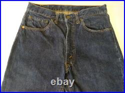 Vtg 60s 70s LEVIS 505 0217 Big-E Single Stitch Indigo Blue Denim Jeans 31x30 501