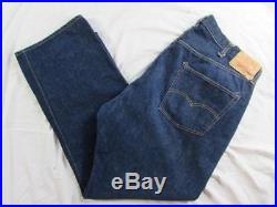Vtg 60s Levi S Type Big E 501 Denim Jeans 1 Wash V Stitch 40×30.5 SS Redline
