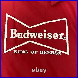 Vtg 70's Go HOGS Arizona RAZORBACKS BUDWEISER King of Beers Windbreaker Jacket