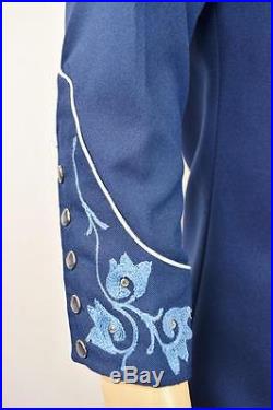 Vtg 70's H BAR C ELDORADO COLLECTION Embroidered Rhinestone RaRe Western Shirt L
