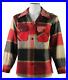 Vtg 70s WOOLRICH USA Men’s L Red Plaid Heavy Wool Field Hunting Shirt Jacket