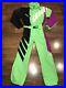 Vtg 80s Green OBERMEYER Rocket Mens SMALL One Piece SKI SUIT Snow Bib Snowsuit S