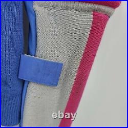 Vtg 80s Spyder Entrant Wool Ski Jacket Mens/Womens/Unisex Medium Pink Blue