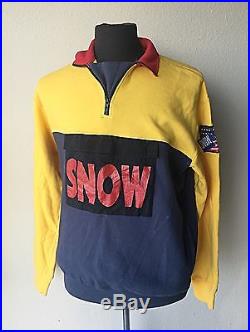 Vtg 90’s Snow Beach Polo Ralph Lauren Fleece Pullover XL