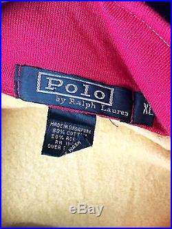 Vtg 90's Snow Beach Polo Ralph Lauren Fleece Pullover XL