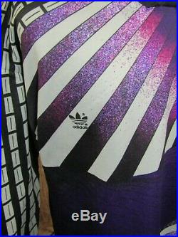 Vtg 90s Adidas GoalKeeper Soccer Football Jersey Padded Sleeves Mens Sz L Poly