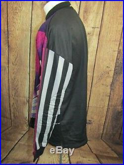 Vtg 90s Adidas GoalKeeper Soccer Football Jersey Padded Sleeves Mens Sz L Poly