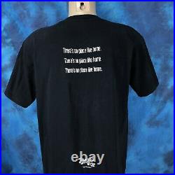 Vtg 90s THE WIZARD OF OZ RUBY SLIPPERS STANLEY DESANTIS T-Shirt L dorothy movie