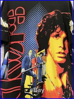 Vtg 90s The Doors Jim Morrison All Over Print T-shirt