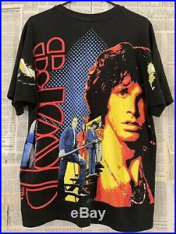 Vtg 90s The Doors Jim Morrison All Over Print T-shirt
