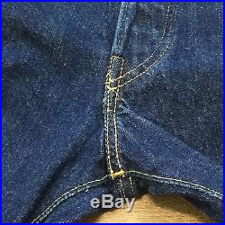 Vtg BIG E LEVIS 501XX Jeans Selvedge Edge Hidden Rivets Paper Tag Dark 40 x 29