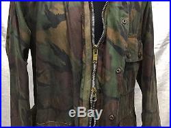 Vtg Barbour Camouflage Waxed Jacket Vtg Barbour Camo Royal Marines Commando