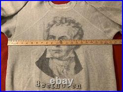 Vtg Beethoven Sweatshirt 1960s 60s XL(fits Like M) Gray