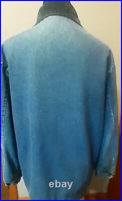 Vtg Blue Denim Big Ben Chore Coat sz 42 reg. Jacket Blanket lined