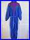 Vtg Descente Snowsuit Ski Suit Men M Blue 1pc Snow Pant Jacket Skiwear Perfect