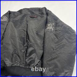 Vtg Fubu Jacket Rare Dirty South 05 Xxxl Quilt Lined Bomber Jacket Black Y2K