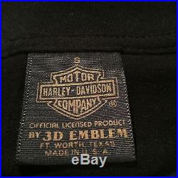 Vtg Harley Davidson A Way Of Life Motorcycle Biker T Shirt 3D Emblem Eagle USA
