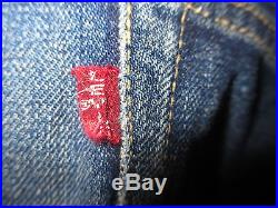 Vtg Levis 1960s 501 Big E Redline Single Stitch Jeans 30 X 26 Actual Rockabilly