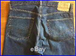 Vtg Rare Levis Big E Single Stitch 505 Non Redline 501s Jeans Usa Zipper 38 32