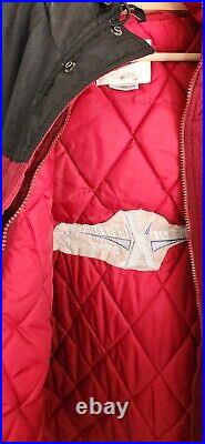 Vtg Rare Nike ESPN 2 Winter X Games Double Shell Full Zip Red Quilted Jacket XXL